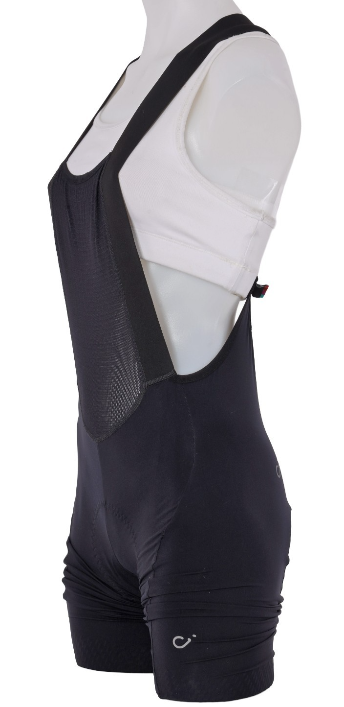 Velocio Luxe Cycling Bib Short Women MEDIUM Black Road Bike Gravel Cycling