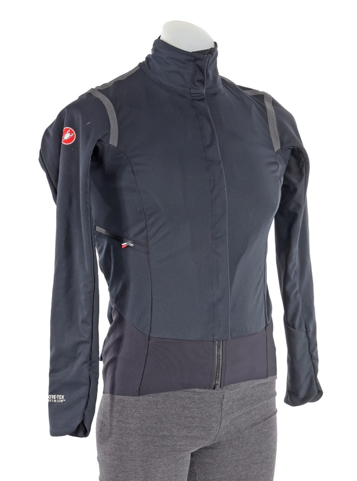 Castelli Alpha RoS 2 W Jacket Long Sleeve Thermal Jersey Women SMALL Black Road