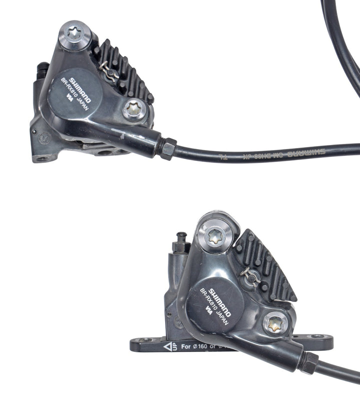 Shimano GRX BR-RX810 Disc Brake Road Bike Caliper PAIR Hydraulic Flat Mount