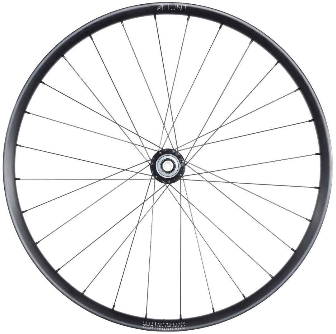 HUNT Mason X Adventure Sport Dynamo Alloy Gravel Bike 650b FRONT Wheel CL Disc