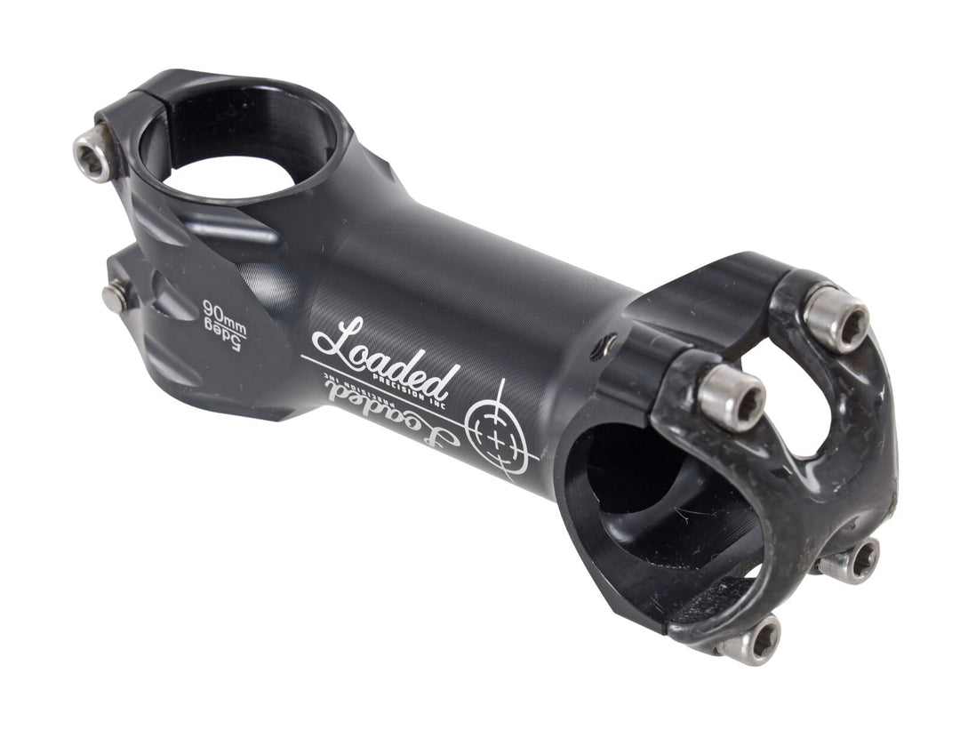 Loaded Precision Alloy Mountain Bike Stem 31.8 x 90mm +/-5º Carbon Titanium Race