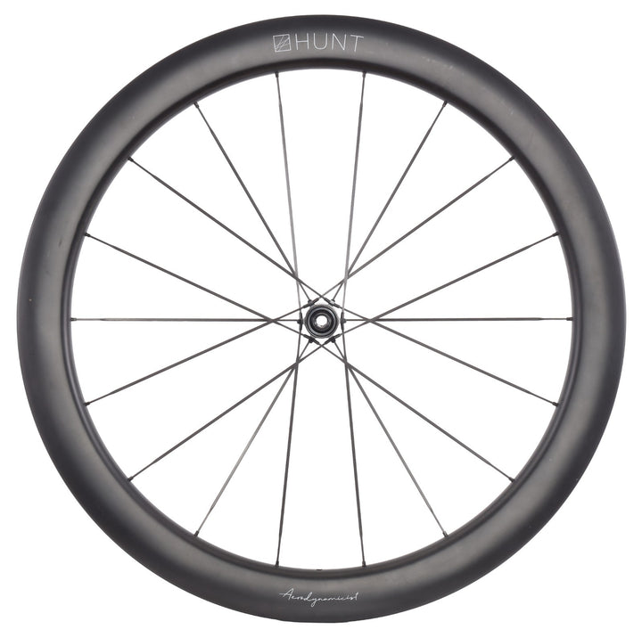 HUNT 54 Aerodynamicist UD Carbon Spoke Disc Tubeless FRONT Road Wheel 700c EZO