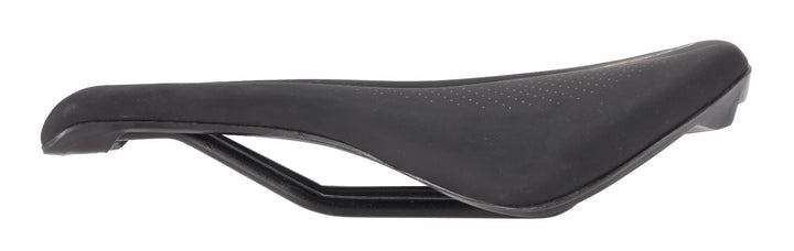 EC90 Short Nose Road Bike Saddle 145mm 7 x 7mm CrMo Rail BLACK MTB Gravel Power
