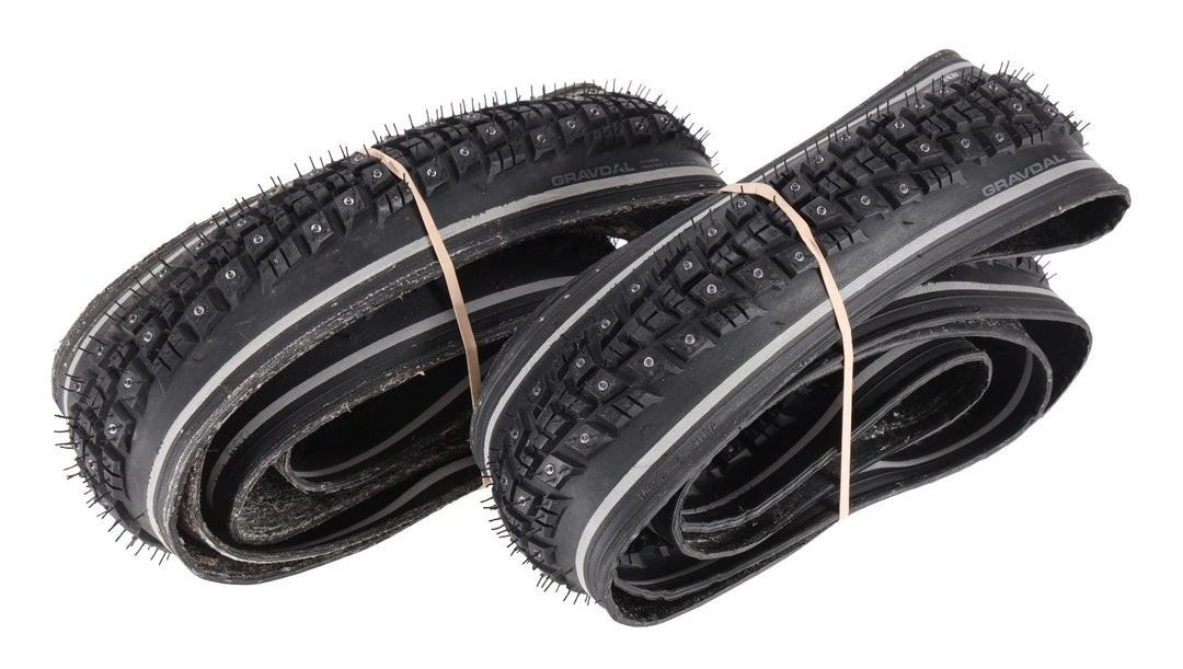 45NRTH Gravdal Studded Bike Tires PAIR 700 x 38c Tubeless Winter 60 TPI Commuter