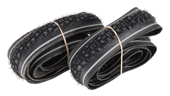 45NRTH Gravdal Studded Bike Tires PAIR 700 x 38c Tubeless Winter 60 TPI Commuter