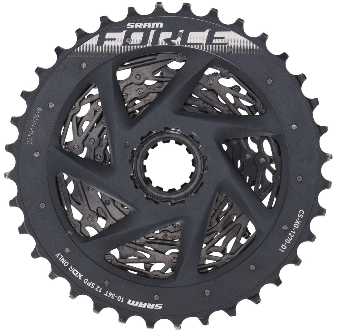 SRAM Force 12 Speed Road Bike Cassette 10-36T CS-XG-1270-D1 XDR BLACK Gravel