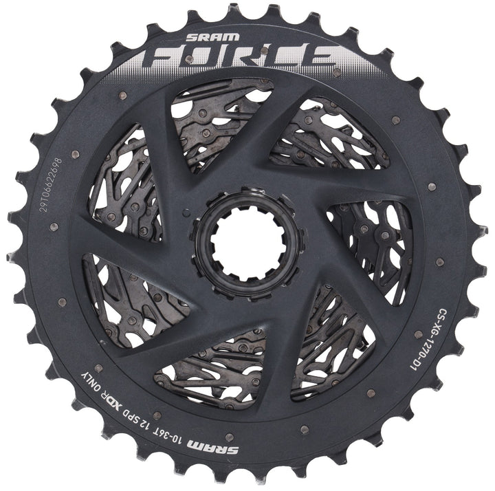 SRAM Force 12 Speed Road Bike Cassette 10-36T CS-XG-1270-D1 XDR BLACK Gravel