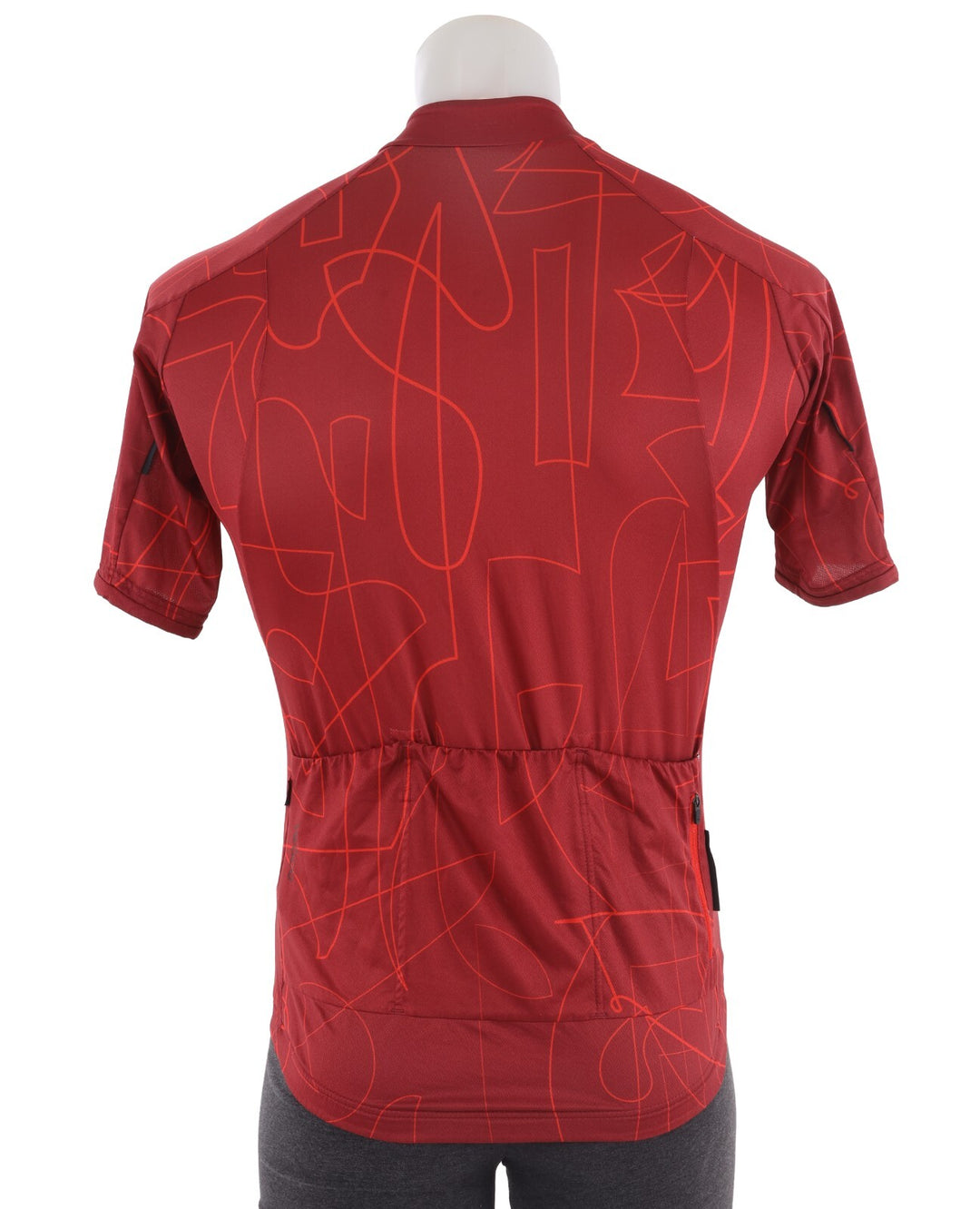 Velocio Line SE Short Sleeve Jersey Men MEDIUM Red Road Gravel Bike Mountain MTB