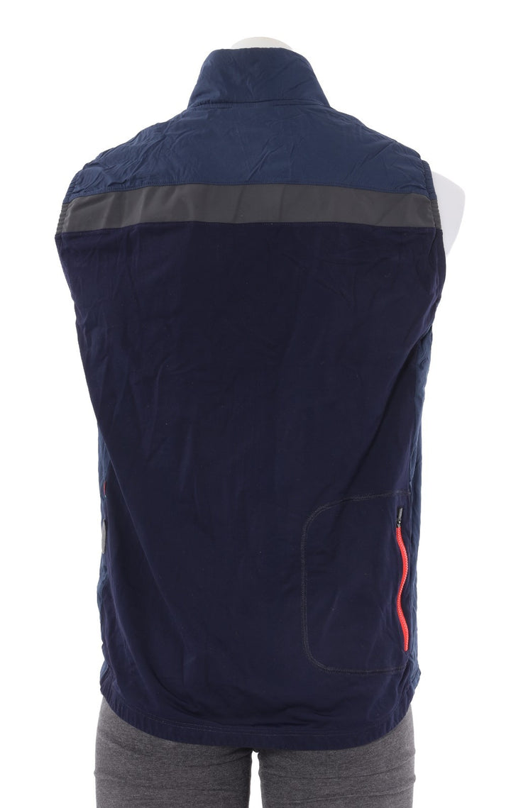 Velocio Recon Vest Men LARGE Navy Gilet Cycling Road Bike Gravel Winter