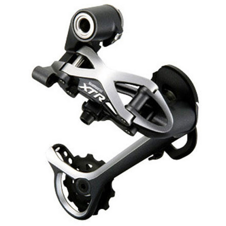 Shimano XTR RD-M970 SGS 9 Spd Mtn Bike Rear Derailleur Carbon Long Cage Vintage
