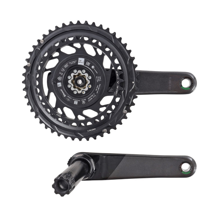 SRAM Force D2 AXS Carbon 2x12s 172.5mm Road Bike Power Meter Crankset 48/35T DUB