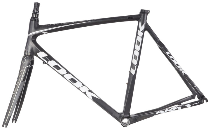 LOOK 586 UD Carbon Road Bike Frameset Black QR Rim Brake 57cm XL 700c Race 2012