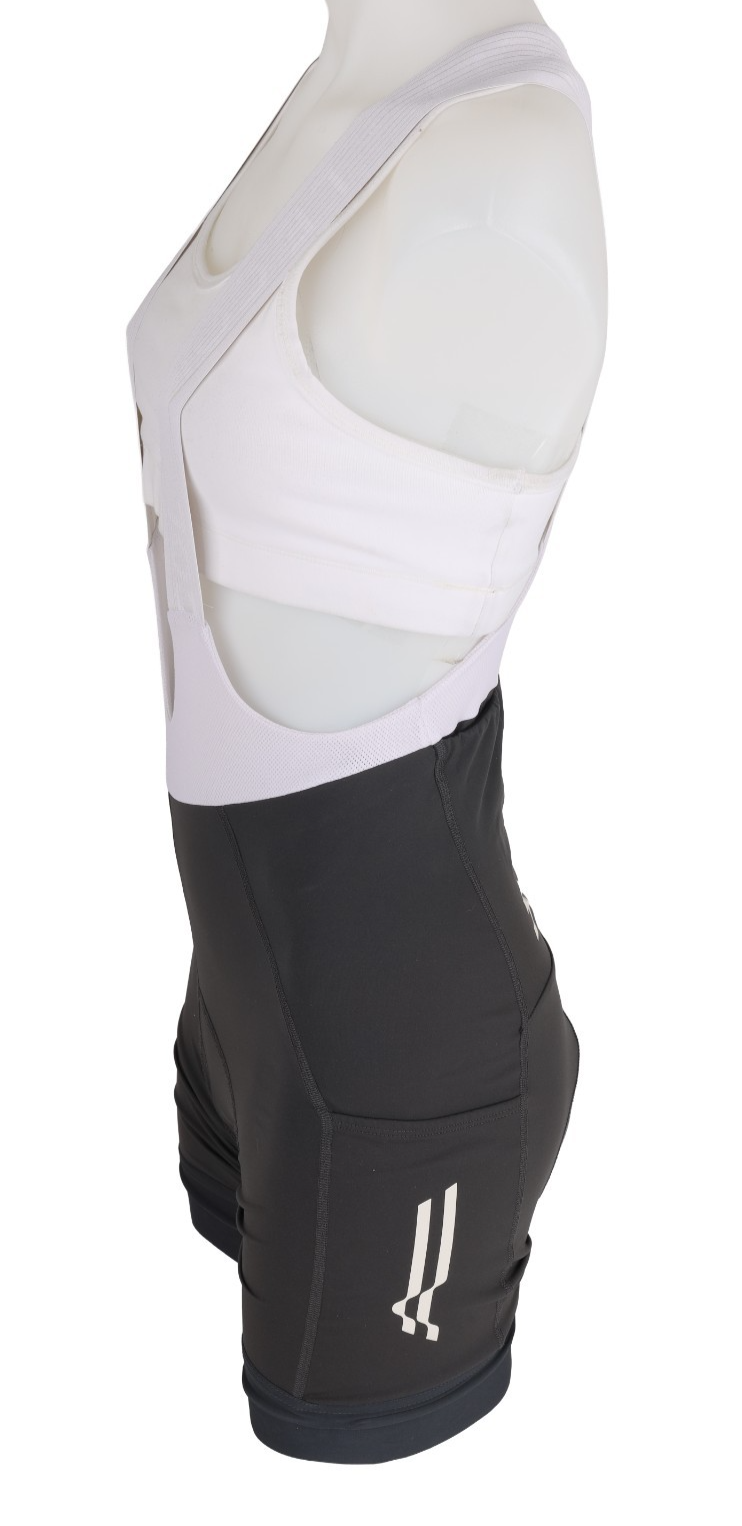 Le Col ARC Cargo Bib Cycling Shorts Women SMALL GREY Gravel Bike Pockets