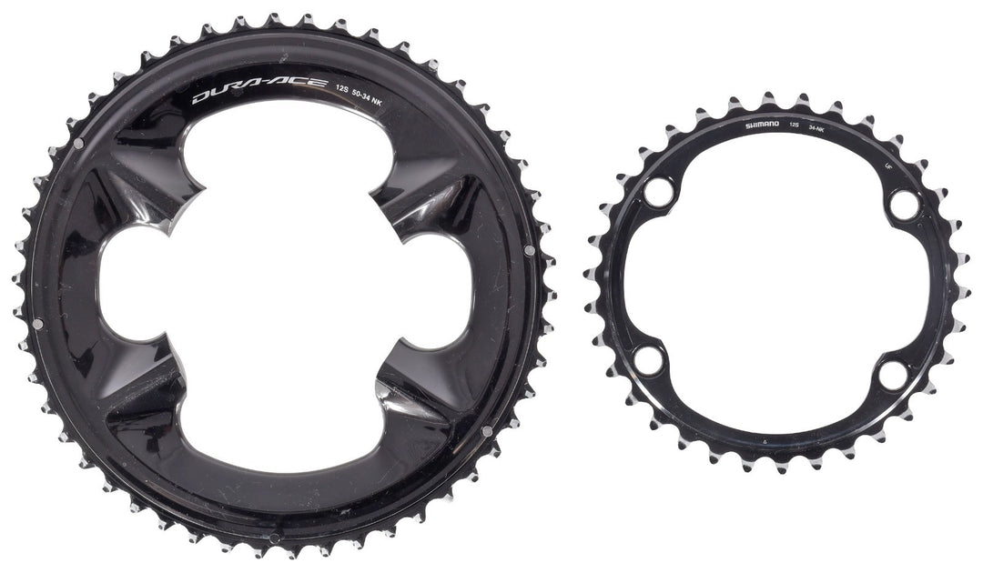 Shimano Dura-Ace FC-R9200 2 x 12 Speed Road Bike Chainring SET 50/34T Triathlon