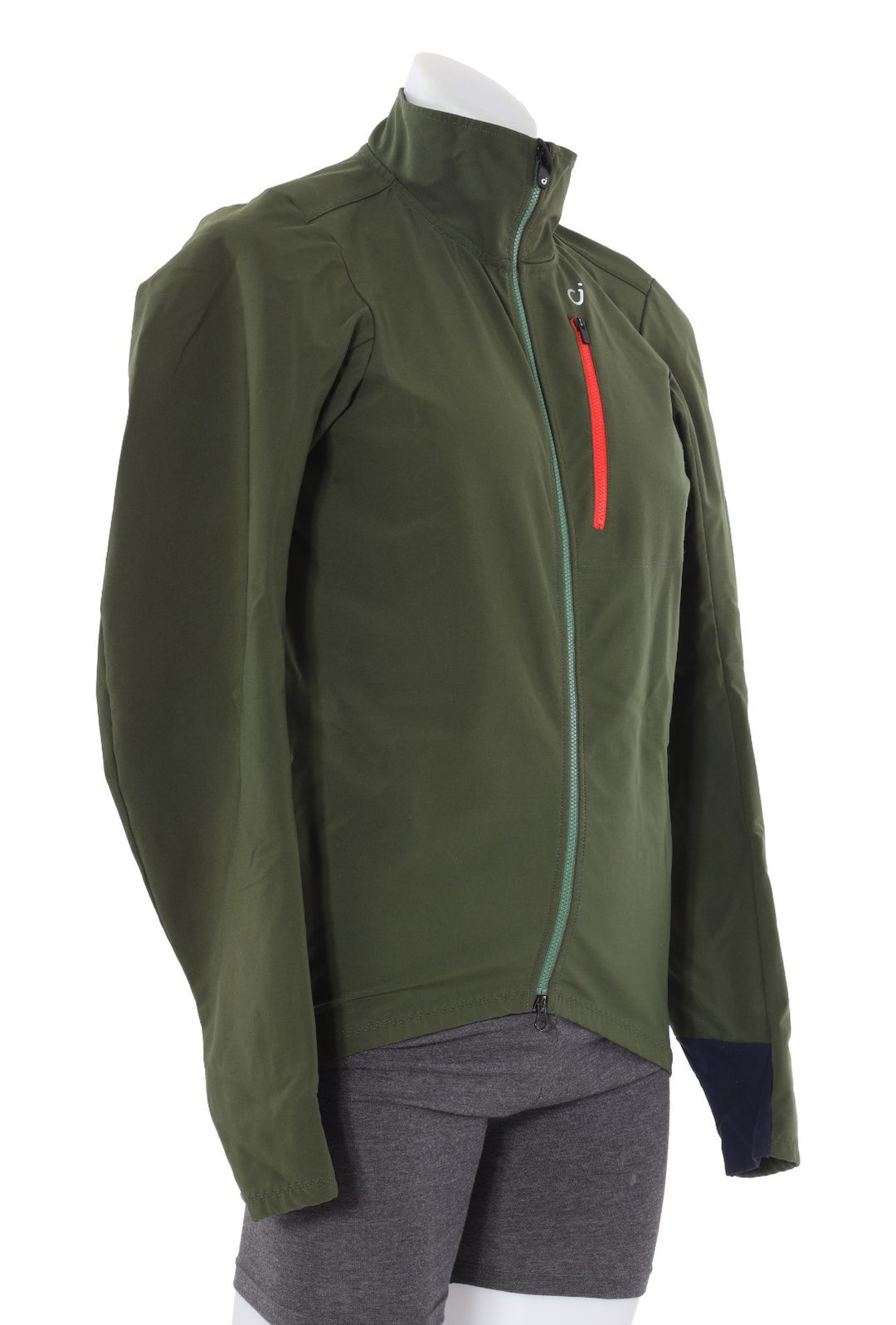 Velocio Signature Softshell Cycling Jacket Men LARGE Green Road Bike Gravel MTB