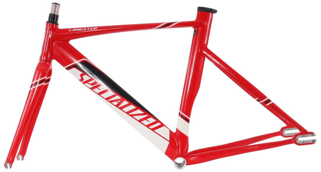 Specialized Langster Pro Alloy Track Bike Frameset 54cm RED/WHTE Single Spd 2016