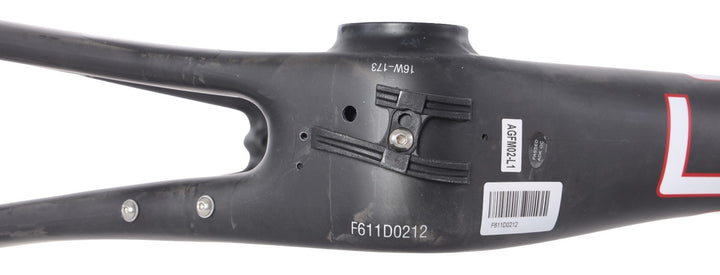 Litespeed L1 Carbon Road Bike Frameset LARGE Matte Nude/Red 700c QR Rim 30T 2016