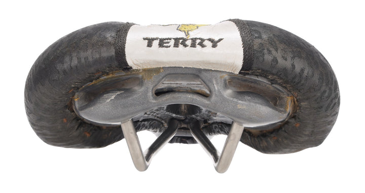 Terry Butterfly Ti Women Road Mountain Bike Saddle 152mm 7 x 7mm Black Leopard