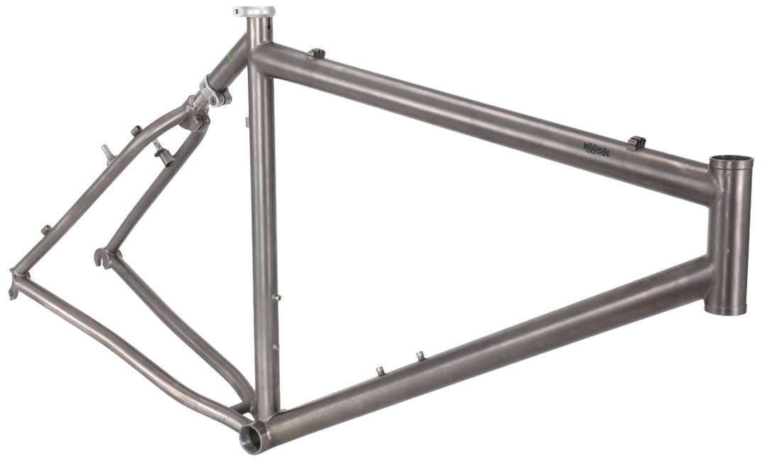 Moots YBBeat Titanium Softail Mountain Bike Frame 21" XL 30mm Rim Brake USA Ti