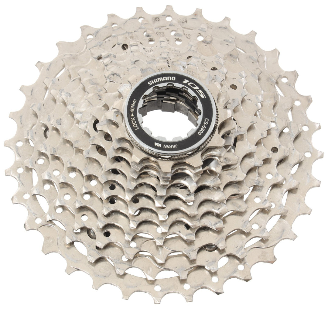 Shimano 105 CS-5800 11 Speed Road Bike Cassette 11-32T Hyperglide HG Steel Cogs