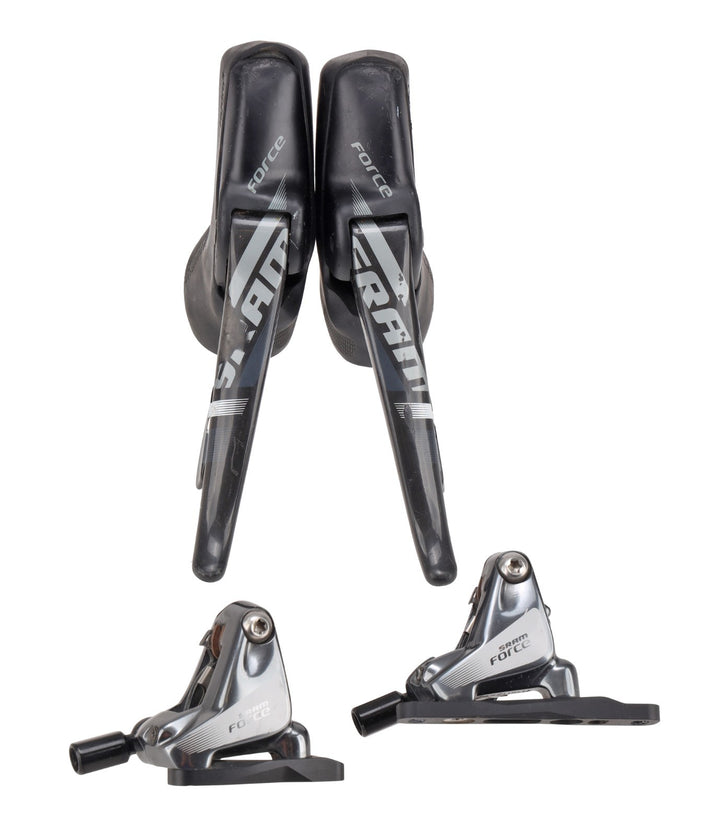 SRAM Force 22 HydroR 2 x 11s Road Bike Shift/Brake Levers + Calipers Flat Mount