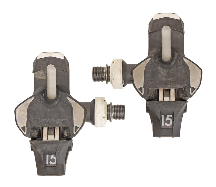 TIME XPRO 15 Carbon Road Bike Clipless Pedals 3-Bolt Titanium Ceramic Triathlon