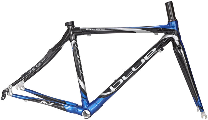 Blue Cycles RC7 Carbon Road Bike Frameset X-Small GLOSS CLEAR Rim QR USA 2008