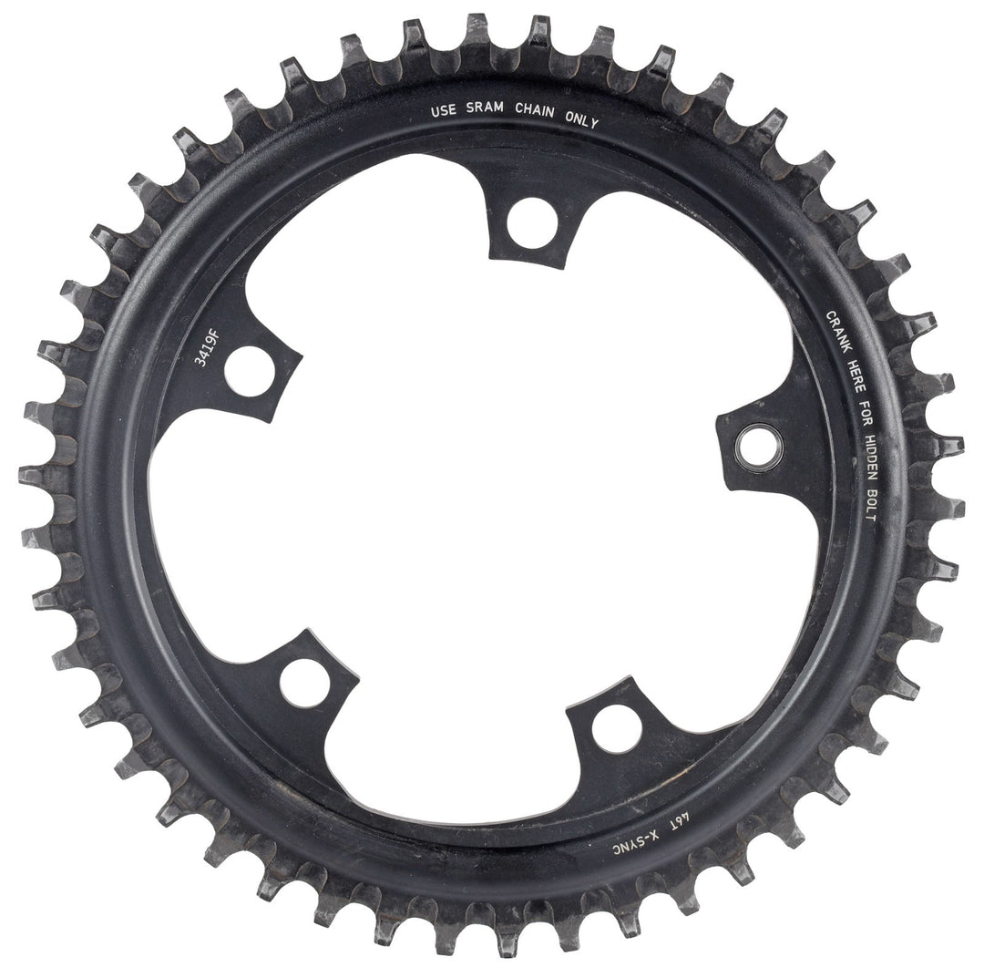 SRAM 46T X-Sync 1x 11 Speed Gravel Chainring 110mm BCD 5 Bolt Road Triathlon CX