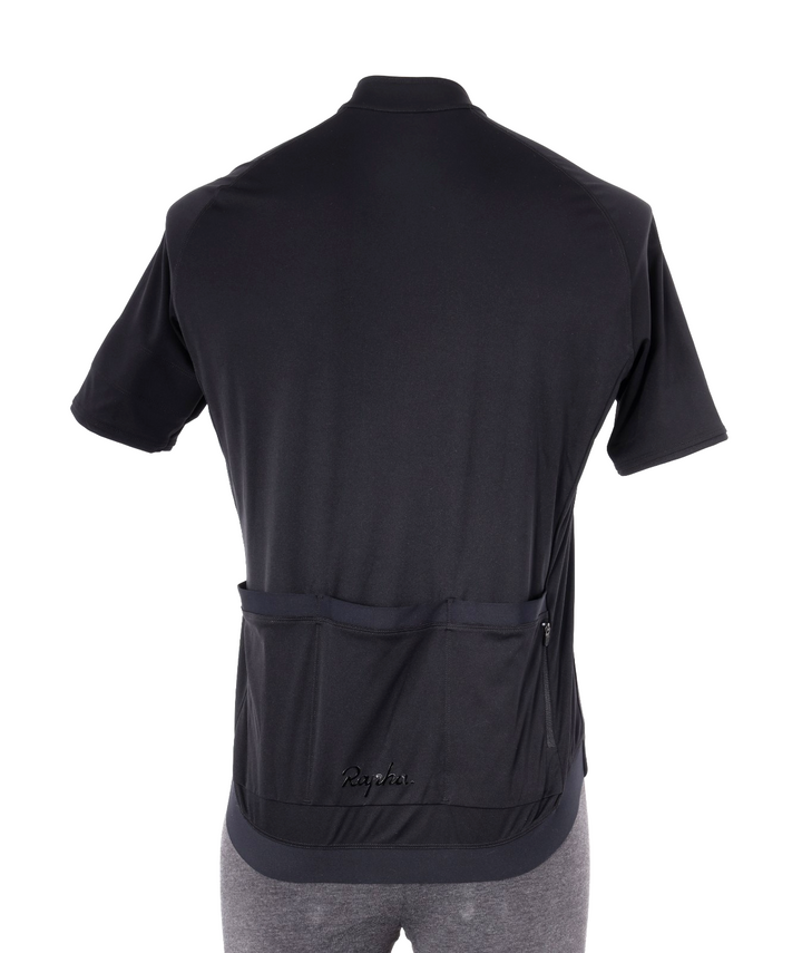 Rapha Core Short Sleeve Jersey Men XL Black Road Bike Gravel Cycling Race CX