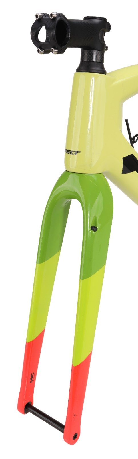 Felt BREED 1.0 UHC Advanced Carbon Disc Gravel Frameset 56cm LIMELIGHT 700c 2023