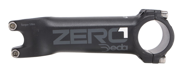 Deda Zero1 Alloy Road Bike Stem 31.7 x 110mm 8/82° Black 1-1/8"
