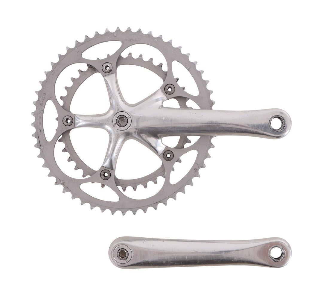 Shimano Ultegra FC-6500 2 x 9 Speed Road Bike Crankset 172.5mm 53/39T Vintage