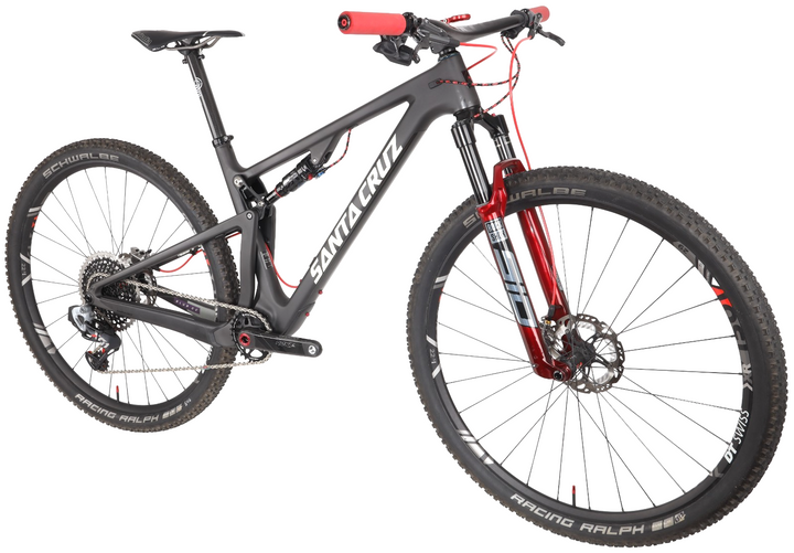 Santa Cruz Blur CC Carbon Mtn Bike 1x 12s MD Matte Black XTR SID SRAM X01 2019