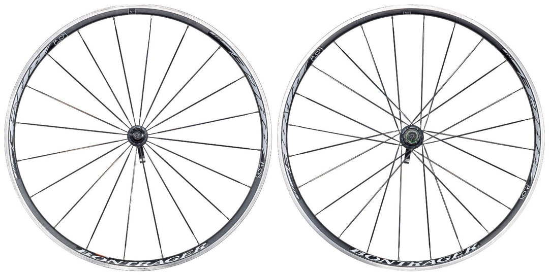 Bontrager Race L Alloy Clincher Road Bike Wheelset Shimano 10 Speed Rim QR 700c