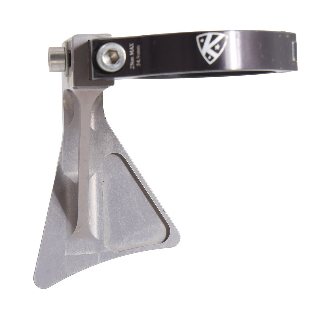 K-Edge Cross Single XL Road Bike Chain Catcher 34.9mm Clamp-On GRAY Chain Drop