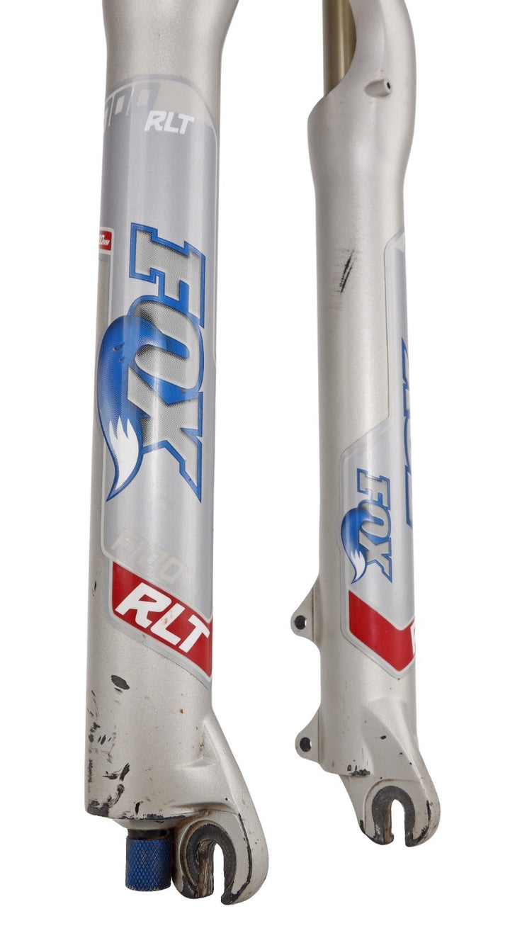 Fox Factory F100 RLT 32 Disc Mountain Bike Fork 26" 100mm w/ Lockout SILVER QR