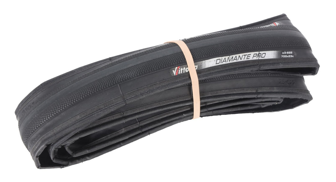 Vittoria Diamante Pro Clincher Road Bike Tire 700 x 23c BLACK Triathlon Race