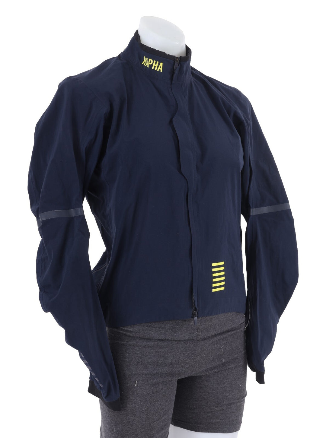 Rapha Pro Team Race Cape Rain Jacket LARGE Dark Navy Road Bike Gravel Waterproof