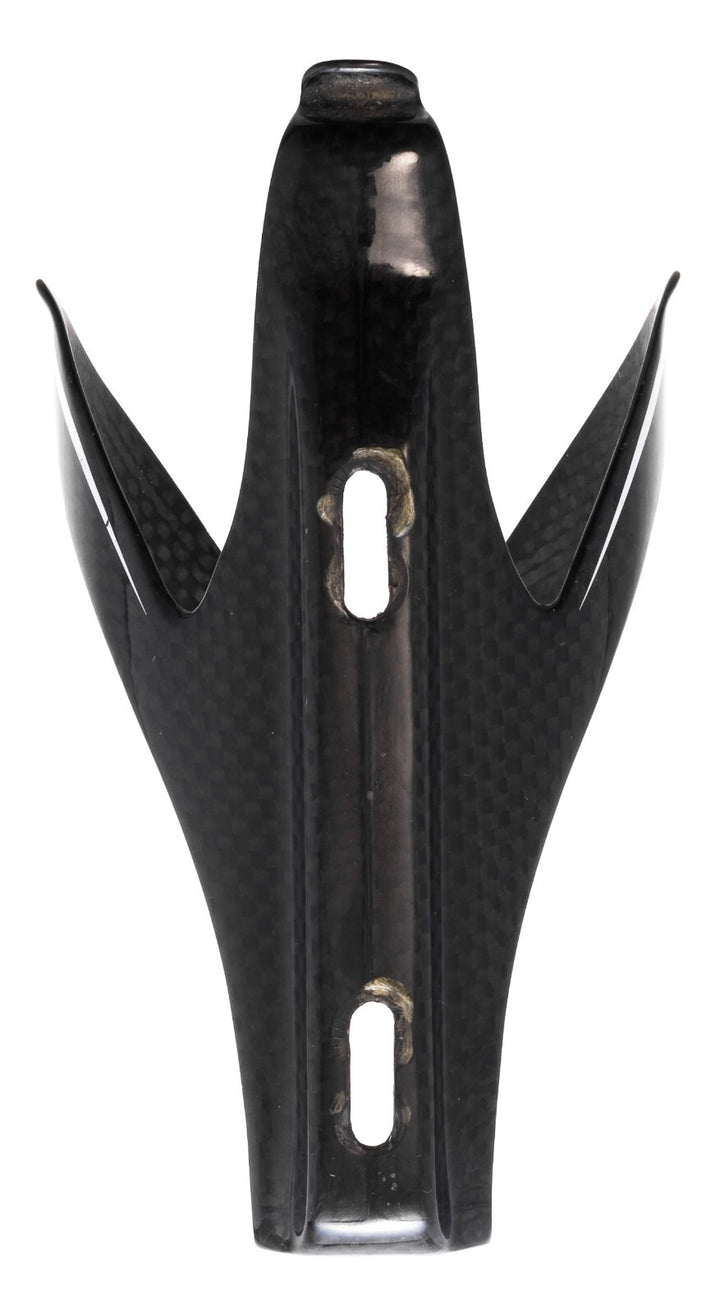Elite Carbon Water Bottle Cage Gloss Weave Black Road Bike Race Triathlon