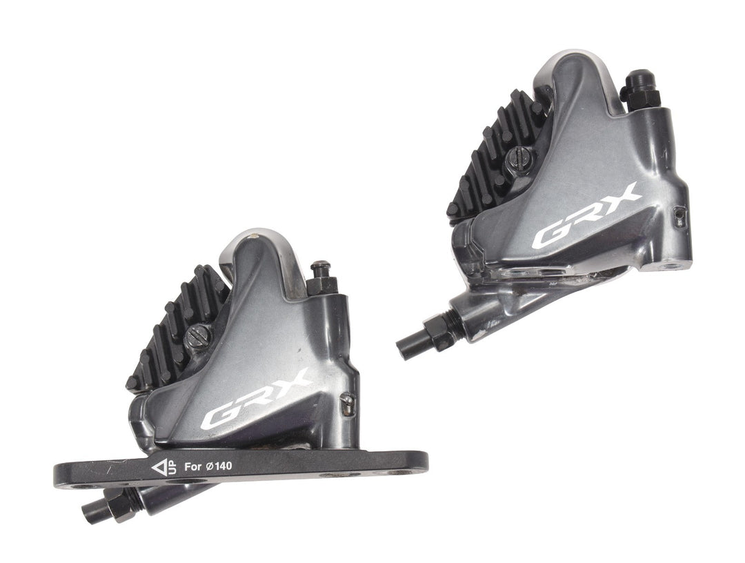 Shimano GRX BR-RX810 Disc Brake Road Bike Caliper PAIR Hydraulic Flat Mnt Gravel