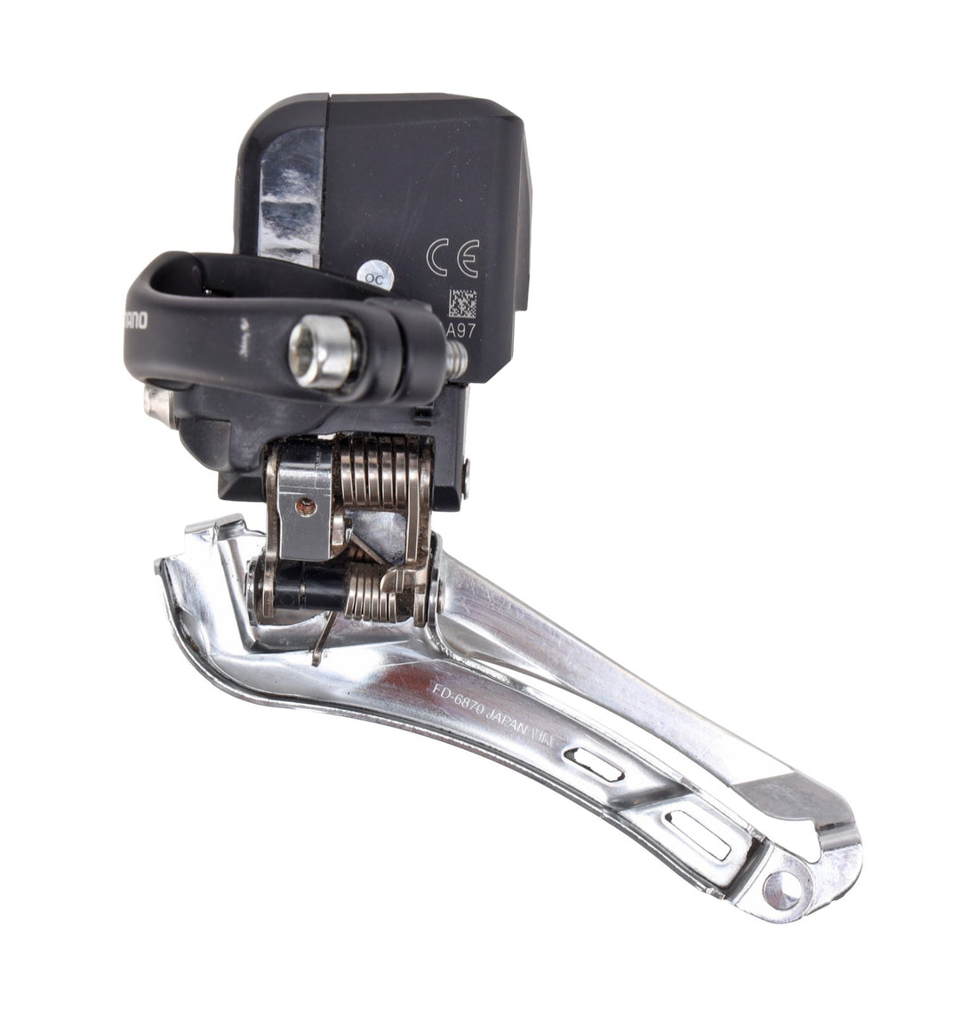 Shimano Ultegra Di2 FD-6870 2x 11s Road Bike Front Derailleur Braze-On w/ 34.9mm