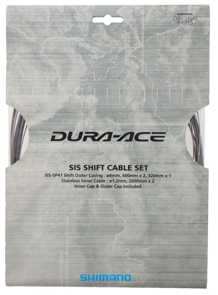 Shimano Dura-Ace SIS Shift Cable Set Front And Rear Cable GRAY Vintage Cycling