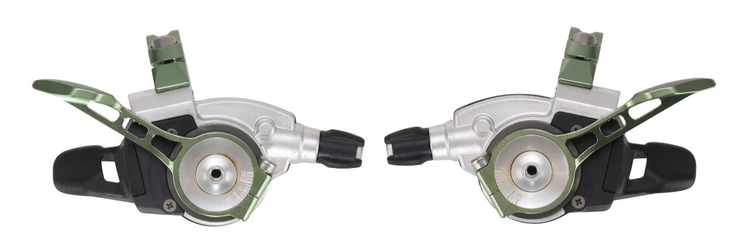 SRAM X0 3 x 9 Sp Mountain Bike Trigger Shifters + Rear Derailleur GREEN BlackBox