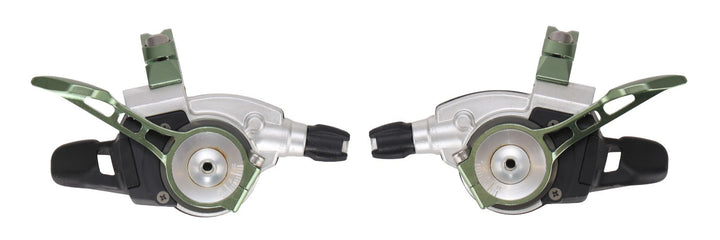 SRAM X0 3 x 9 Sp Mountain Bike Trigger Shifters + Rear Derailleur GREEN BlackBox