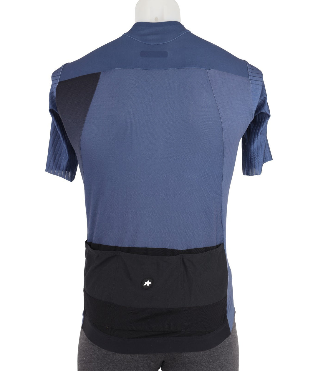 ASSOS Equipe RS Short Sleeve Cycling Jersey Men LARGE Dark Blue Road Bike