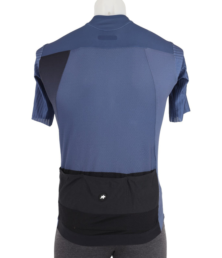 ASSOS Equipe RS Short Sleeve Cycling Jersey Men LARGE Dark Blue Road Bike