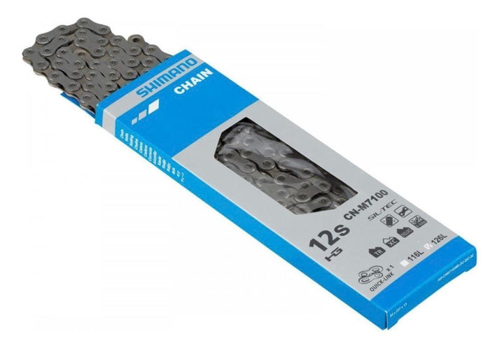 Shimano SLX/105 CN-M7100 12 Spd Bike Chain 126 Link Mountain eBike w/ Quick-Link