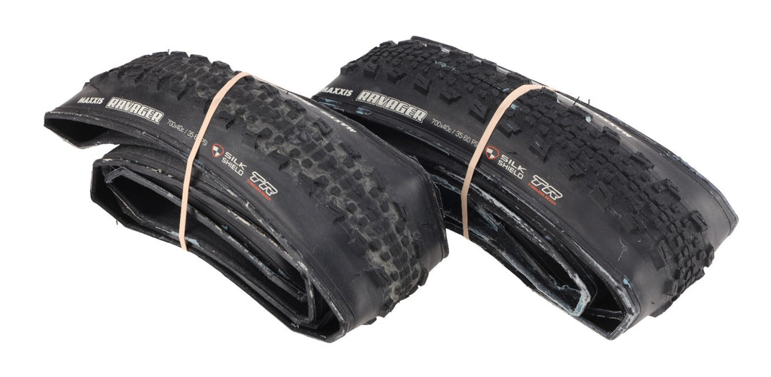 Maxxis Ravager Tubeless Gravel Bike Tires 700 x 40c 1 PAIR SILK SHIELD TR