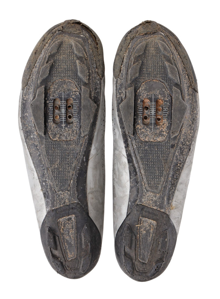 Shimano SH-RX800 Carbon Mountain Bike Shoes EU 43 US Men 8.9 Silver 2 Bolt BOA