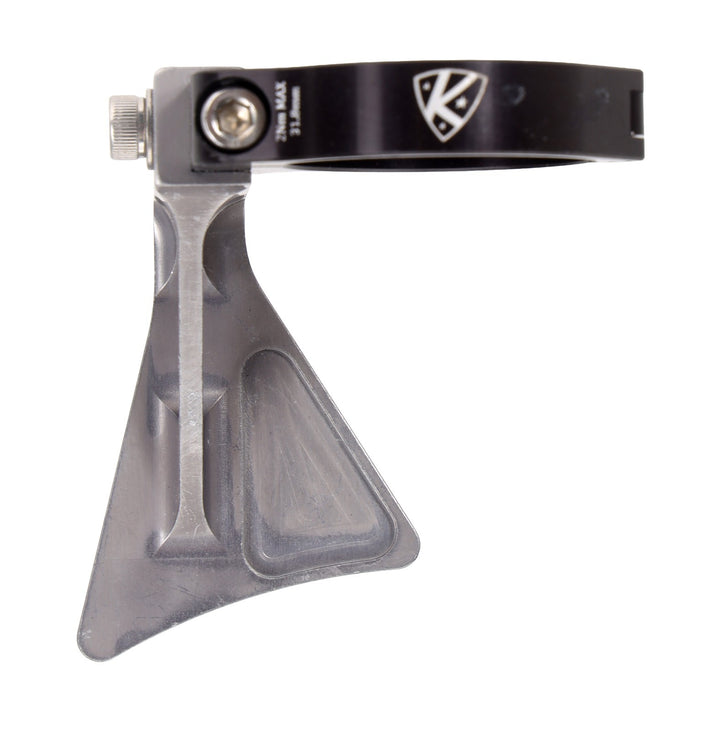 K-Edge Cross Single LG Road Bike Chain Catcher 31.8mm Clamp-On GRAY Chain Drop